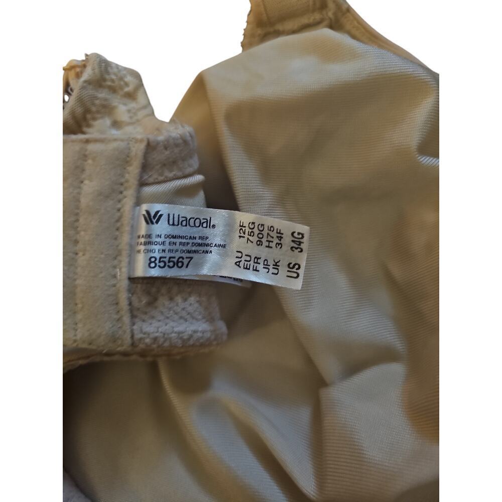 Wacoal Awareness tan beige underwire bra sz 34G WL357 - Picture 6 of 6